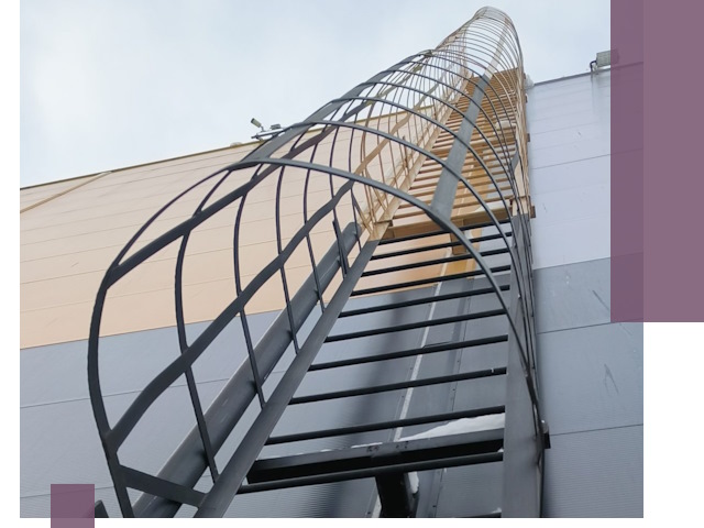 Изготовление и монтаж пожарных лестниц в Нягани профессионально