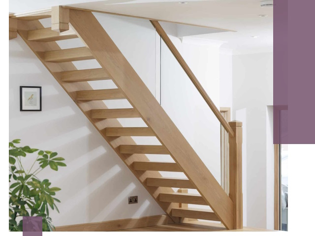 Изготовление деревянных лестниц под ключ в Нягани для дома