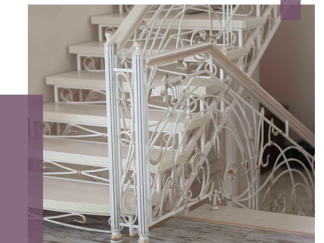 Изготовление кованых лестниц на заказ в Нягани от 86581 руб. | ПРОЛЁТ-Нга