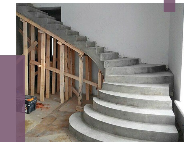 Изготовление бетонных лестниц под ключ в Нягани от 19863 руб. | ПРОЛЁТ-Нга
