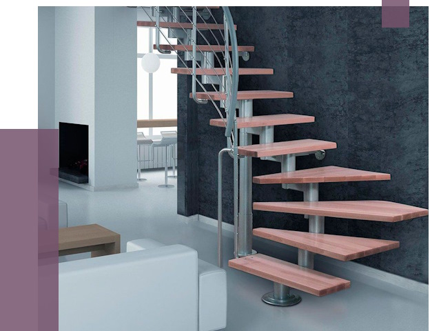 Модульные лестницы в Нягани от 16807 руб. — купить в ПРОЛЁТ-Нга