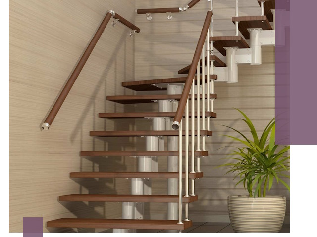 Изготовление модульных лестниц под ключ в Нягани