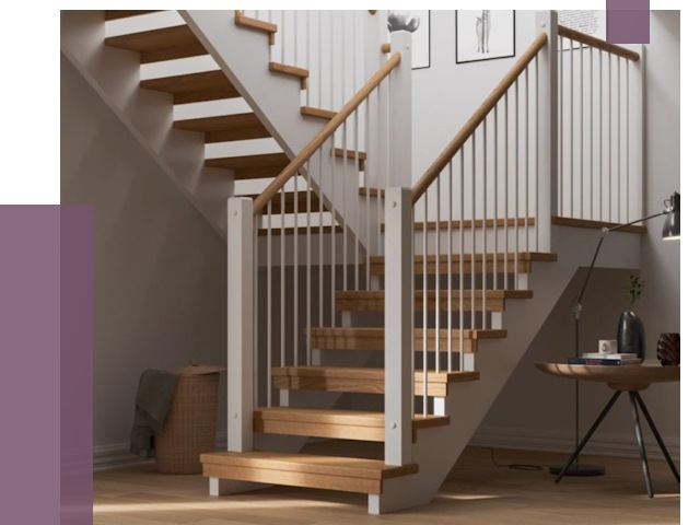 Маршевые лестницы в Нягани от 37943 руб. — монтаж | ПРОЛЁТ-Нга