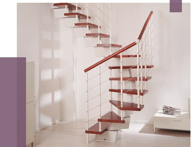 Изготовление лестниц на больцах в Нягани от 9677 руб. | ПРОЛЁТ-Нга