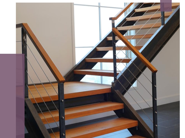 Изготовление лестниц на металлокаркасе в Нягани от 18844 руб. | ПРОЛЁТ-Нга