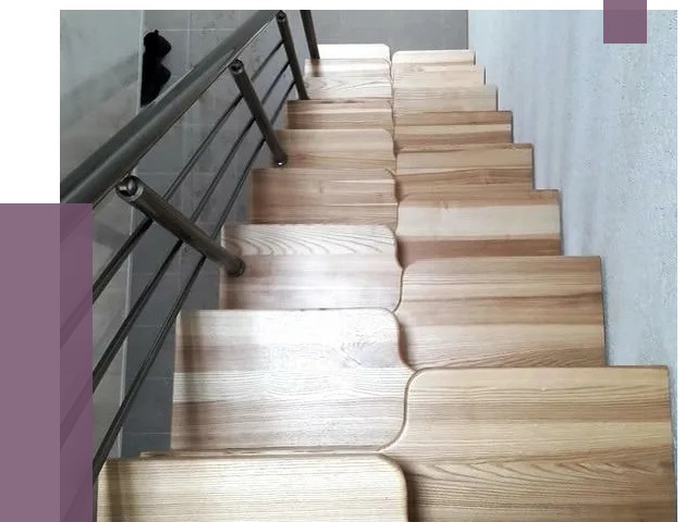 Лестницы гусиный шаг в Нягани от 12987 руб. под ключ | ПРОЛЁТ-Нга