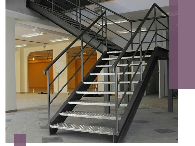 Лестницы для офиса в Нягани: изготовление, монтаж, демонтаж