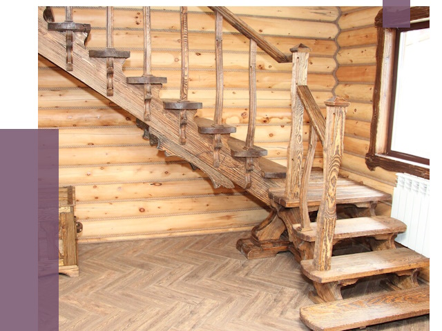 Лестницы в баню в Нягани от 19048 руб. — изготовление | ПРОЛЁТ-Нга