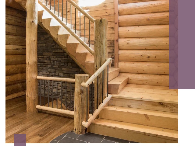 Лестницы в баню под заказ и профессиональный монтаж в Нягани