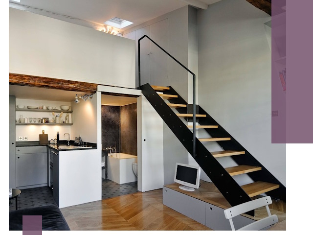 Лестницы на антресоль под ключ в Нягани — изготовление и монтаж