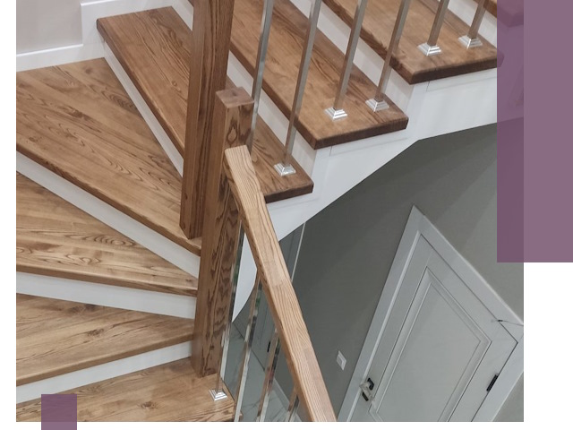 Обшивка металлических лестниц под ключ в Нягани