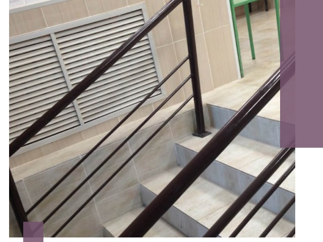 Изготовление перил из металла под ключ в Нягани