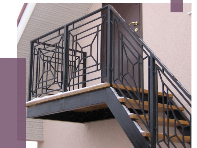 Металлические перила в Нягани от 4278 руб.  | ПРОЛЁТ-Нга
