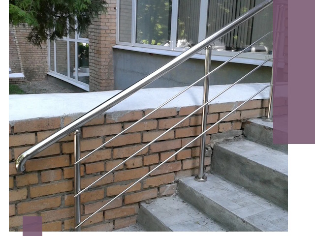 Перила из нержавеющей стали высокого качества в Нягани