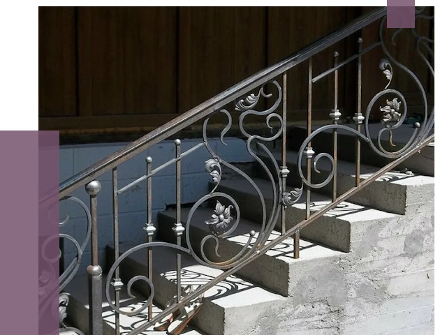 Кованые перила в Нягани от 8658 руб. под ключ — качество от ПРОЛЁТ-Нга