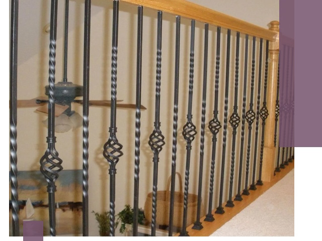Изготовление и монтаж кованных перил в Нягани под ключ