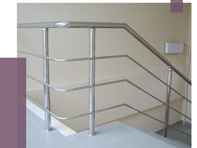 Алюминиевые перила в Нягани от 6315 руб. под ключ | ПРОЛЁТ-Нга