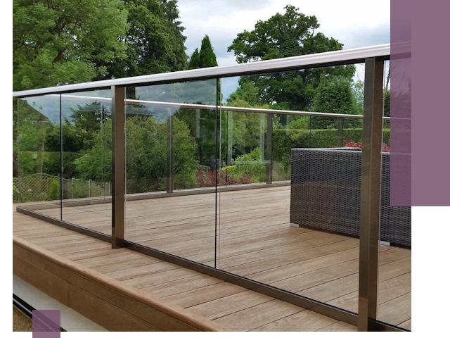 Алюминиевые перила на заказ в Нягани — монтаж и гарантия