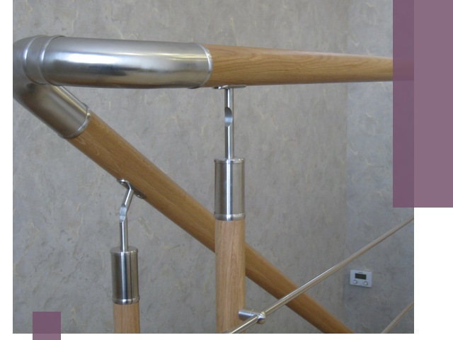 Комбинированные перила на заказ в Нягани — монтаж и производство