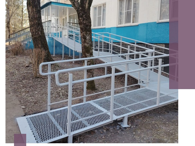 Пандусы под ключ в Нягани: изготовление, монтаж и демонтаж