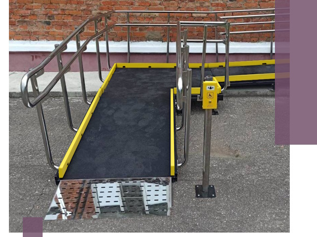 Изготовление наклонных пандусов для инвалидов в Нягани