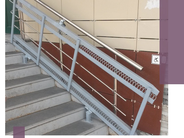 Изготовление откидных пандусов под ключ в Нягани