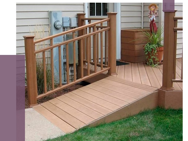 Пандус на крыльцо в Нягани под ключ от 7741 руб. 