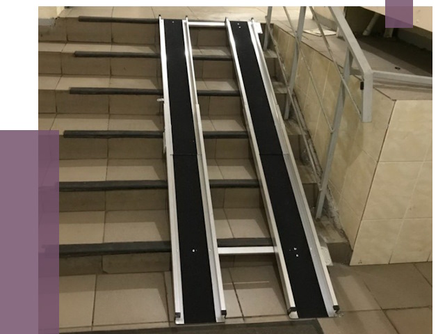 Установка пандуса в подъезд в Нягани от 7945 руб. под ключ | ПРОЛЁТ-Нга