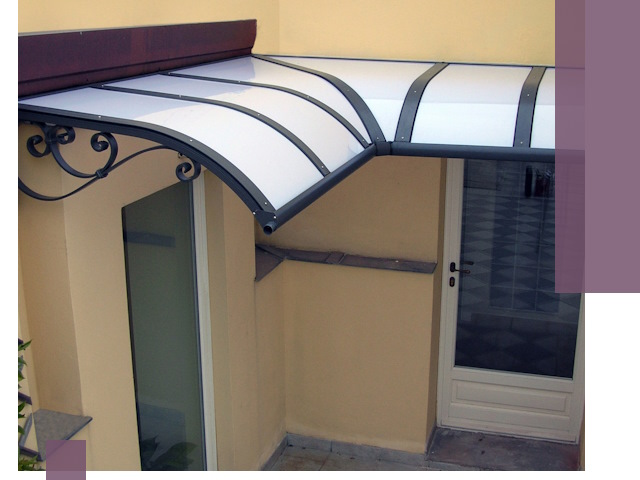 Монтаж козырьков любой сложности в Нягани под ключ