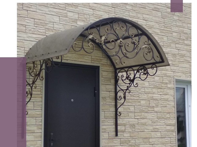 Ремонт козырьков в Нягани от 7385 руб.  | ПРОЛЁТ-Нга