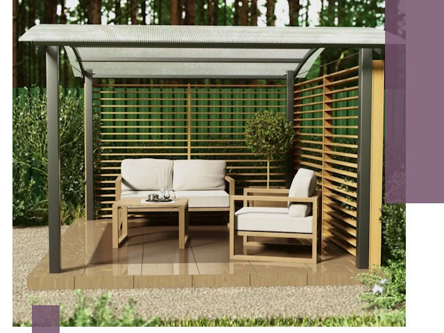 Навесы для дачи в Нягани: изготовление, монтаж и демонтаж