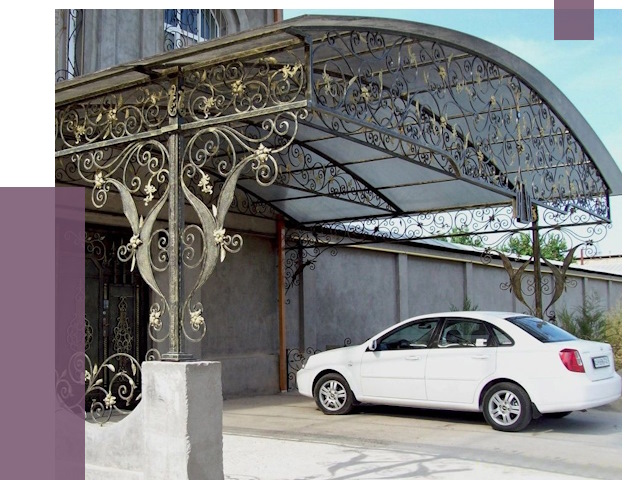 Кованые навесы в Нягани от 14515 руб. | ПРОЛЁТ-Нга
