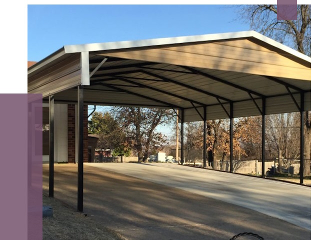 Двускатные навесы в Нягани от 7996 руб.  | ПРОЛЁТ-Нга