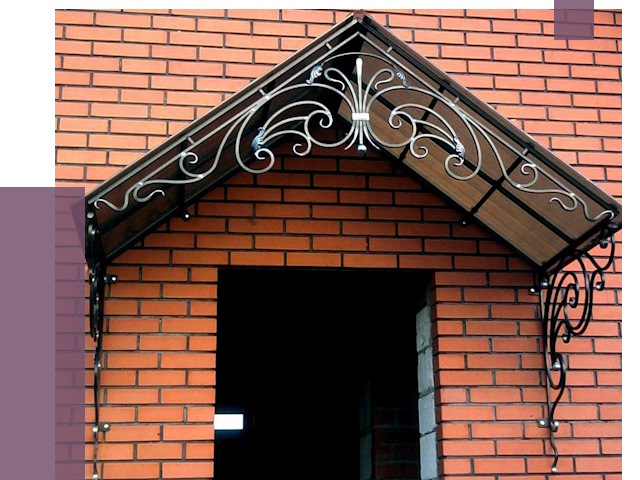 Металлические козырьки в Нягани от 10644 руб. 