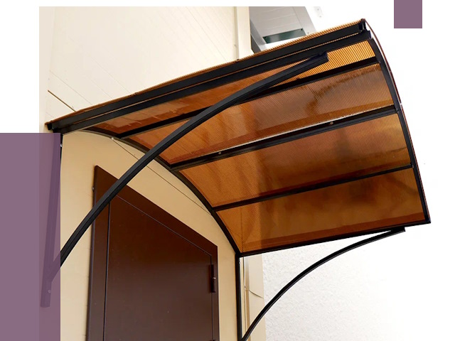 Недорогие козырьки в Нягани от 7558 руб.  | ПРОЛЁТ-Нга