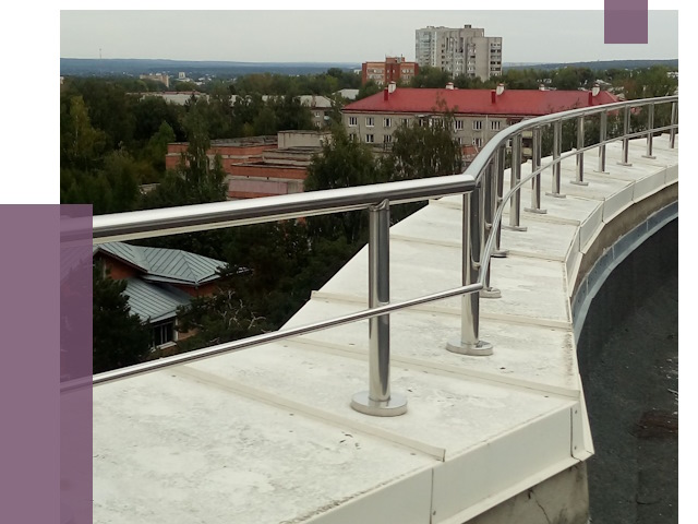 Парапеты и ограждения кровли в Нягани от 4940 руб.