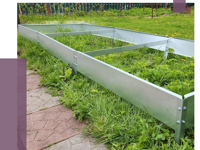 Металлические бордюры для грядок в Нягани от 1783 руб. 