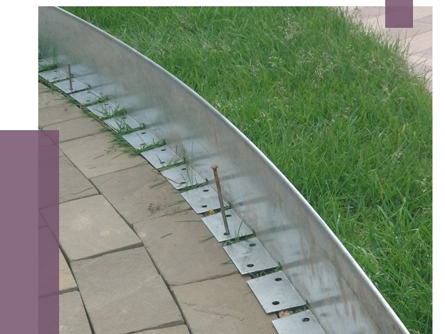 Металлические бордюры для тротуаров в Нягани от 8658 руб.