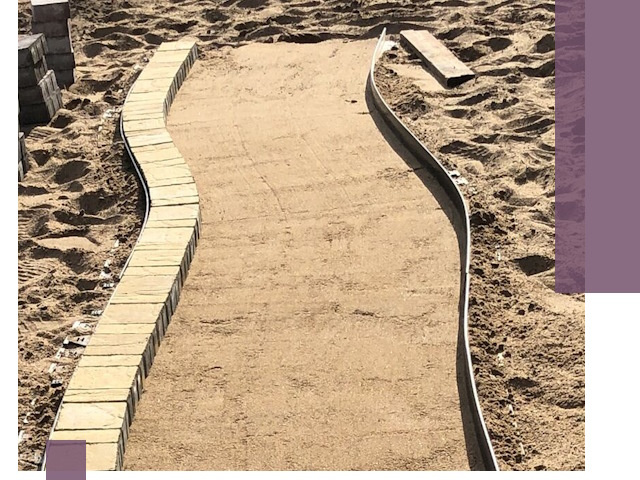 Металлические бордюры для тротуаров в Нягани — прочные и долговечные