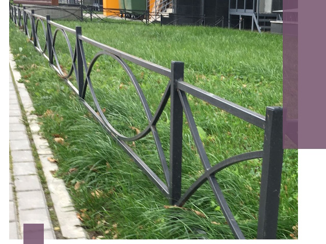 Газонные ограждения из металла в Нягани — монтаж и продажа