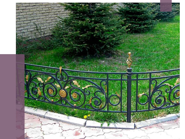 Кованые газонные ограждения в Нягани от 7589 руб. — ПРОЛЁТ-Нга