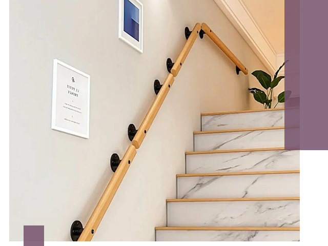 Поручни металлические и деревянные под ключ в Нягани