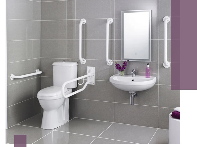 Поручни для санузлов в Нягани: установка, ремонт и монтаж