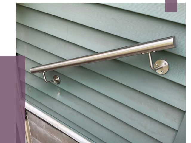 Поручни из нержавеющей стали в Нягани от 7640 руб.  | ПРОЛЁТ-Нга